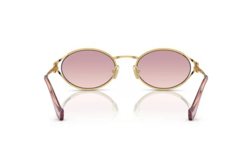 MIU MIU MU 52YS - ​5AK06S - ​54 Sonnenbrillen Gold, Rosa Oval