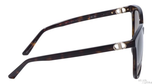 Dior 30 MONTAIGNEMINI S3F - 20F1 A - 58 Sonnenbrillen Havana Eckig