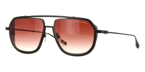 Dita INTRACRAFT DTS165-A TITANIUM - 02 - 59 Sonnenbrillen Schwarz Pilot (Aviator)
