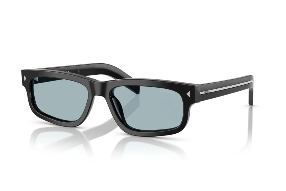 PRADA PR B11S - 16K60P - 57 Sonnenbrillen Schwarz Eckig