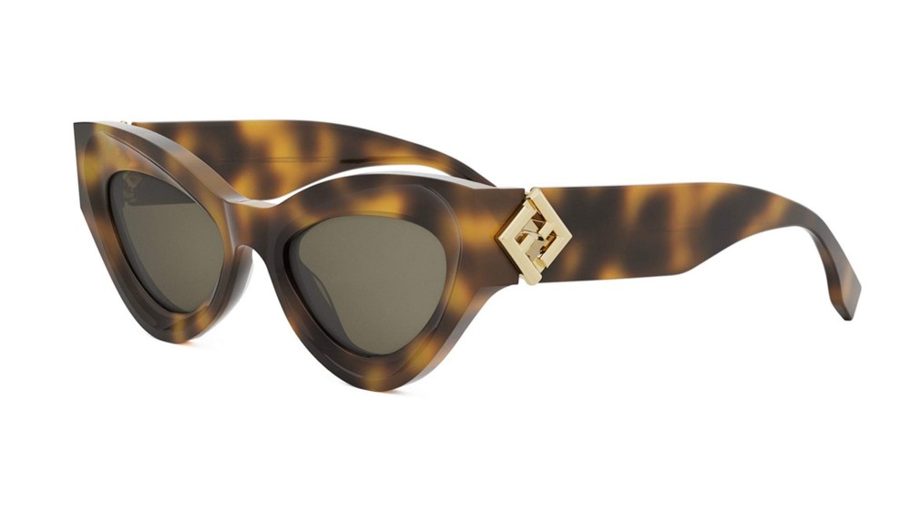 Fendi FE40146I - 53N - 52 Sonnenbrillen Havanna Cat Eye