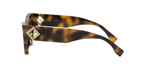 Fendi FE40146I - 53N - 52 Sonnenbrillen Havanna Cat Eye