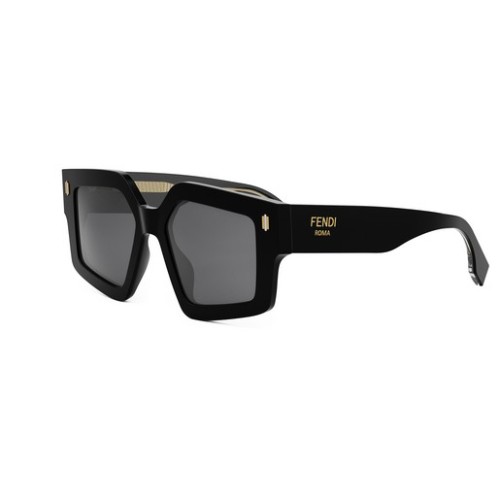 Fendi FE40162F - 01A - 54 Sonnenbrillen Schwarz Eckig