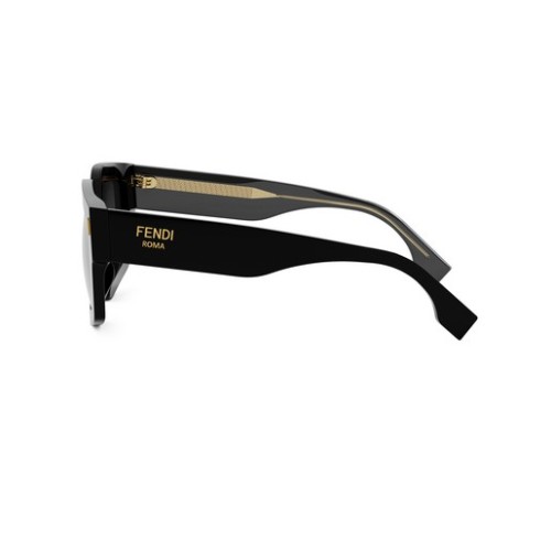 Fendi FE40162F - 01A - 54 Sonnenbrillen Schwarz Eckig