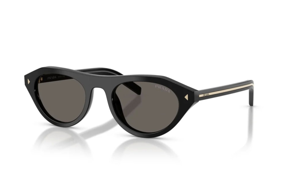 PRADA PR B15S - 16K731 - 51 Sonnenbrillen Schwarz Rund