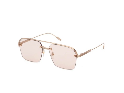 Zegna EZ0213 - 29E - 59 Sonnenbrillen Roségold Pilot (Aviator)