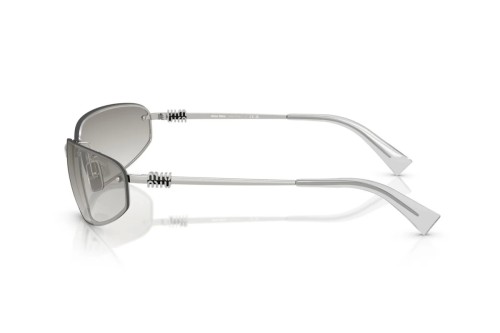 MIU MIU MU A50S - 1BC8H1 - 68 Sonnenbrillen Silber Oval