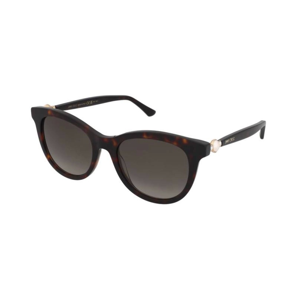 Jimmy Choo ANNABETH/S - 086HA - 51 Sonnenbrillen Havana Kissenform (Abgerundet)