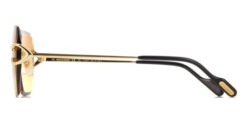 Cartier CT0466S - 004 - 58 Sonnenbrillen Gold Eckig