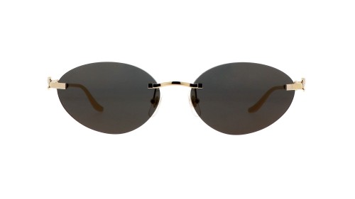 Cartier CT0504S - 001 - 58 Sonnenbrillen Gold Oval