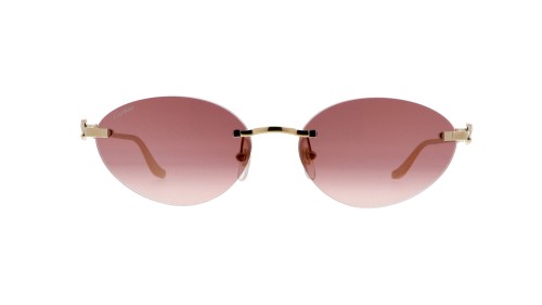 Cartier CT0504S - 002 - 58 Sonnenbrillen Gold Oval