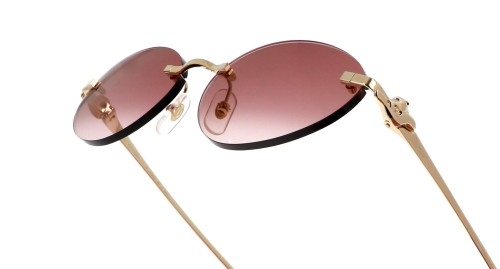 Cartier CT0504S - 002 - 58 Sonnenbrillen Gold Oval