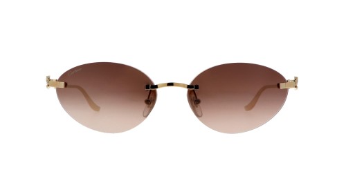 Cartier CT0504S - 003 - 58 Sonnenbrillen Gold Oval