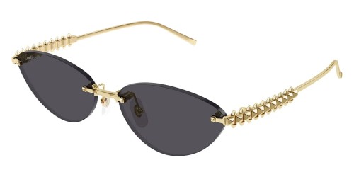 Cartier CT0543S Clash de Cartier - 002 - 58 Sonnenbrillen Gold Cat Eye