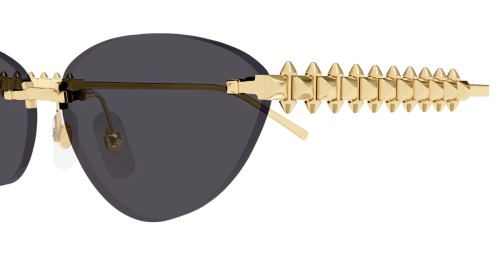 Cartier CT0543S Clash de Cartier - 002 - 58 Sonnenbrillen Gold Cat Eye