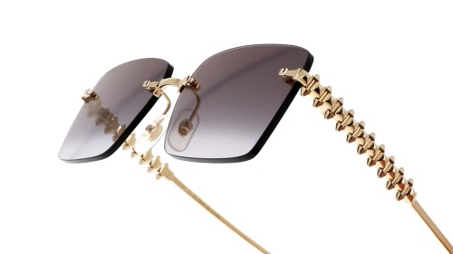 Cartier CT0545S Clash de Cartier - 001 - 58 Sonnenbrillen Gold Eckig