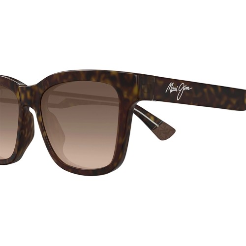 Maui Jim MJ0644S HANOHANO - 002 - 53 - MIT POLARISIERTEN GLÄSERN Sonnenbrillen Havanna Eckig