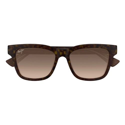 Maui Jim MJ0644S HANOHANO - 002 - 53 - MIT POLARISIERTEN GLÄSERN Sonnenbrillen Havanna Eckig