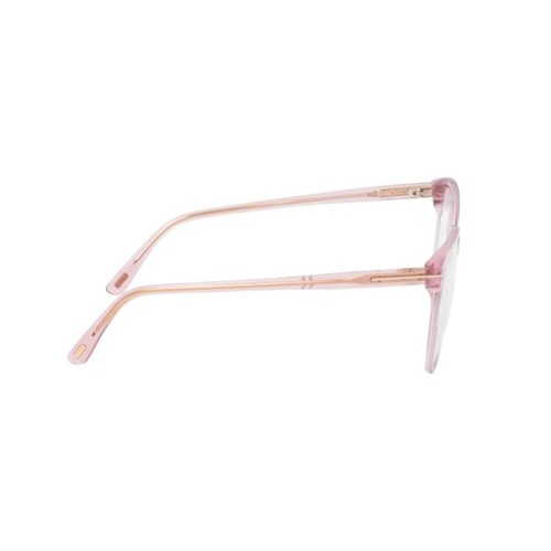 Tom Ford TF5671-B - 072 - 56 - MIT BLAU-VIOLETTEM LICHTFILTER-GLÄSERN Brillenfassungen Rosa Kissenform (Abgerundet)
