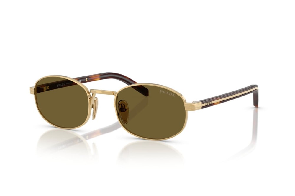 PRADA PR B53S - 5AK09Z - 52 Sonnenbrillen Gold Oval