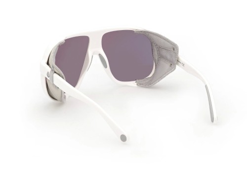 Moncler ML0206 DIFFRACTOR - 24C - 66 Sonnenbrillen Weiß Schild
