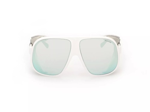 Moncler ML0206 DIFFRACTOR - 24C - 66 Sonnenbrillen Weiß Schild
