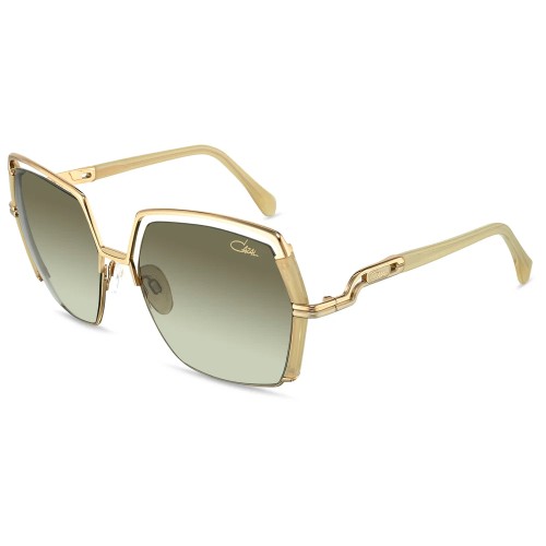 Cazal 9502 - 003 - 58 Sonnenbrillen Gold Eckig