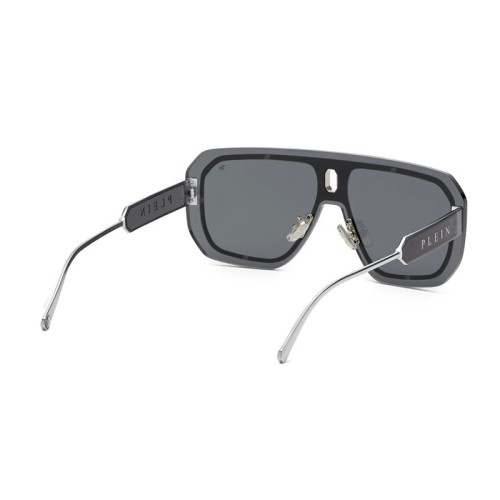 Philipp Plein SPP050 ADVENTURE MASK - 579X Sonnenbrillen Silber Pilot (Aviator)