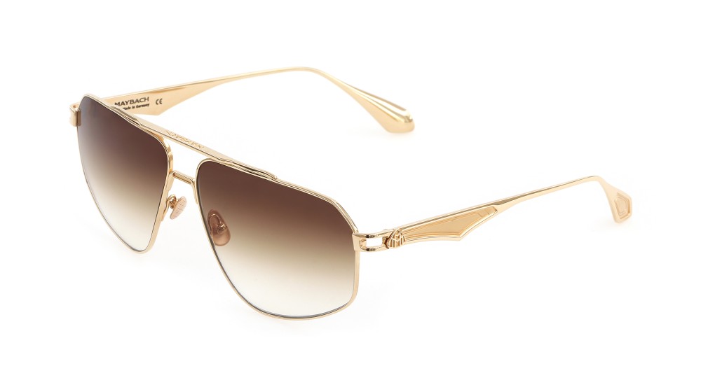Maybach THE CHIEF I - CHG-CHG-Z33 - 61 - VERGOLDET (GOLD PLATED) Sonnenbrillen Gold Pilot (Aviator)