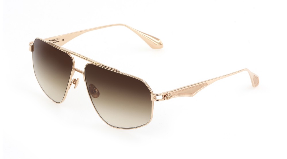 Maybach THE CHIEF I - RG-RG-Z62 - 61 - VERGOLDET (GOLD PLATED) Sonnenbrillen Gold Pilot (Aviator)