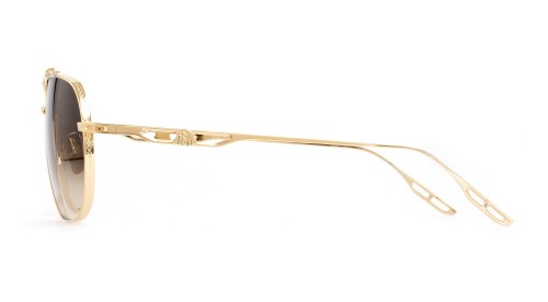 Maybach THE COMMANDER I - MG-Z62 - 64 - VERGOLDET (GOLD PLATED) Sonnenbrillen Gold Pilot (Aviator)