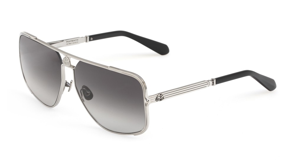 Maybach THE PRESENTER I - PA-ABM-Z63 - 66 Sonnenbrillen Silber Pilot (Aviator)