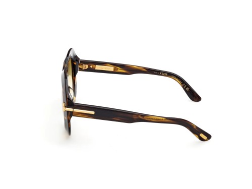 Tom Ford FT1237 ICON COLLECTION - 56F - 53 Sonnenbrillen Havanna Oval