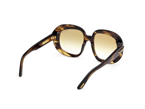 Tom Ford FT1237 ICON COLLECTION - 56F - 53 Sonnenbrillen Havanna Oval