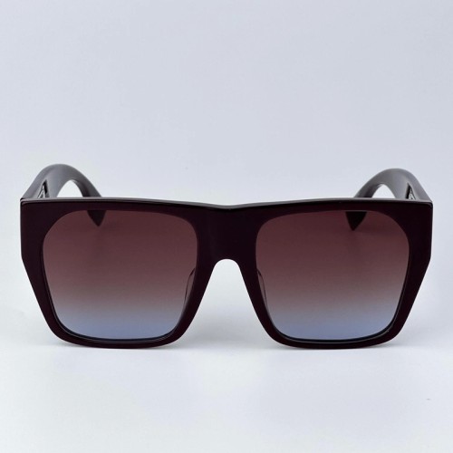 Fendi FE40124F - 81T - 57 Sonnenbrillen Lila Eckig