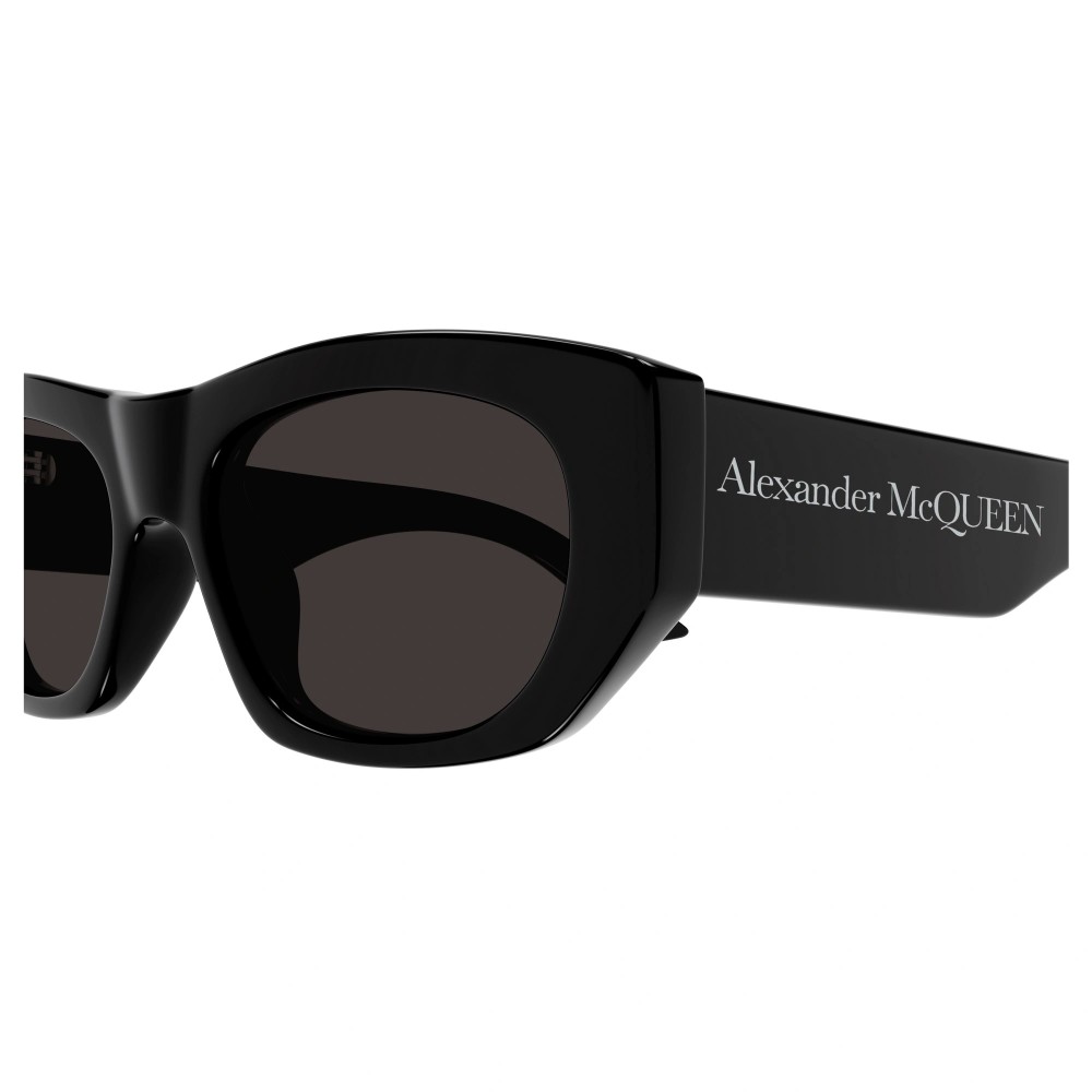 Alexander McQueen AM0450S - 001 - 54 Sonnenbrillen Schwarz Eckig