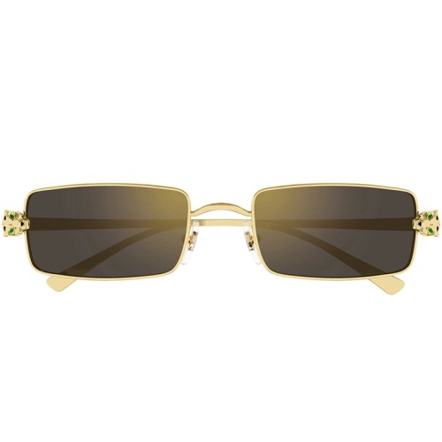 Cartier CT0473S - 001 - 54 Sonnenbrillen Gold Eckig