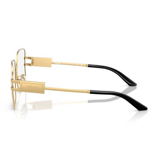VERSACE VE1303D - ​1002 - ​56 Brillenfassungen Gold, Schwarz Eckig