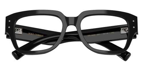 DOLCE & GABBANA DG3405 - ​501 - ​54 Brillenfassungen Schwarz Eckig