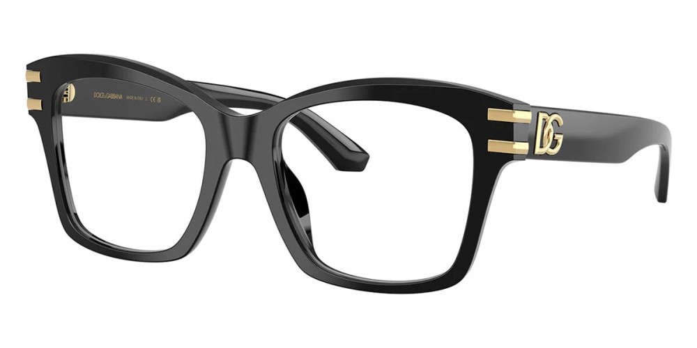 DOLCE & GABBANA DG3419 - ​501 - ​54 Brillenfassungen Schwarz Eckig