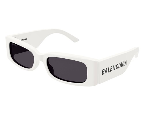 Balenciaga BB0260S - 003 - 56 Sonnenbrillen Weiß Eckig