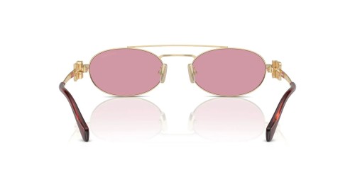 MIU MIU MU 54ZS - ZVN50D - 53 Sonnenbrillen Gold, Havanna Oval