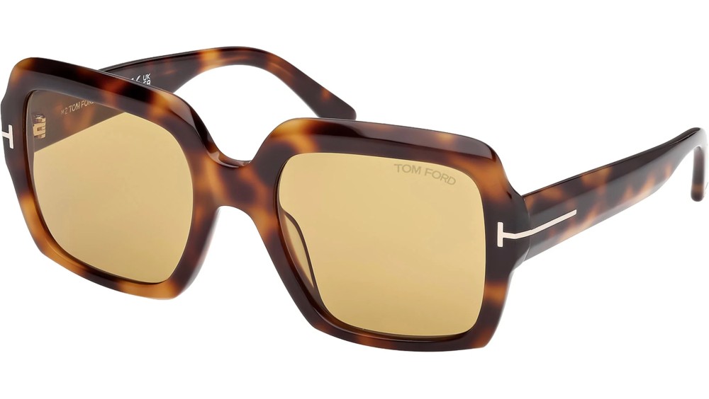 Tom Ford FT1082 KAYA - 53E - 54 Sonnenbrillen Havanna Eckig