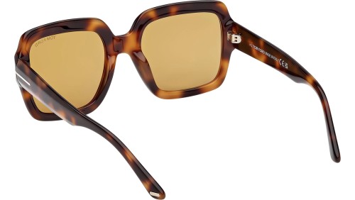 Tom Ford FT1082 KAYA - 53E - 54 Sonnenbrillen Havanna Eckig