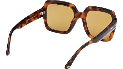 Tom Ford FT1082 KAYA - 53E - 54 Sonnenbrillen Havanna Eckig