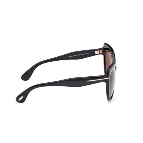 Tom Ford FT1196 BEATRICE ECO - 01A - 65 Sonnenbrillen Schwarz Schmetterling