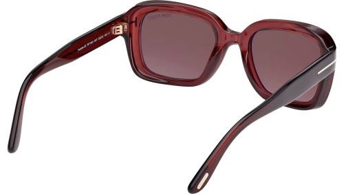 Tom Ford FT1283 NATALIA-02 - 69T - 52 Sonnenbrillen Burgunder Eckig