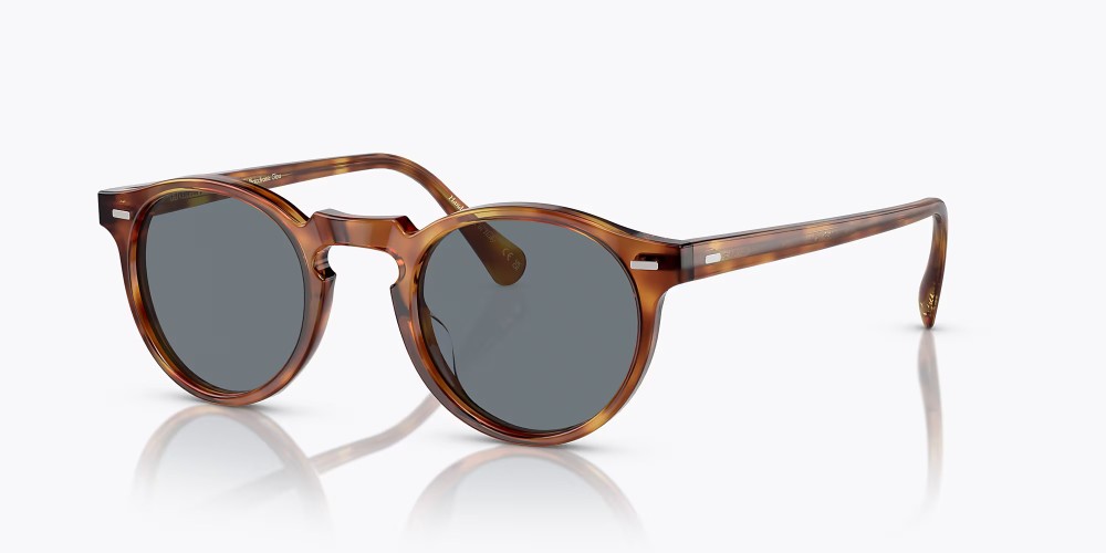 OLIVER PEOPLES OV5217S GREGORY PECK - 1483R8 - 50 - MIT PHOTOCHROMEN GLÄSERN Sonnenbrillen Havanna Rund