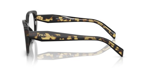 PRADA PR B04V - 3891O1 - ​53 Brillenfassungen Schwarz, Havanna Cat Eye