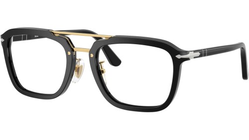 Persol PO0204V - 95 - 54 Brillenfassungen Schwarz Pilot (Aviator)